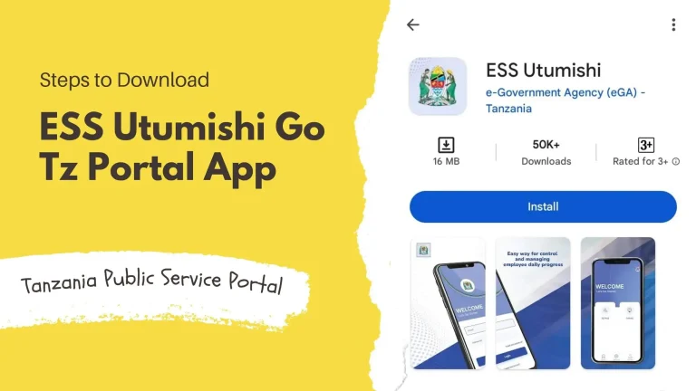 Download ESS Utumishi Go Tz Portal App