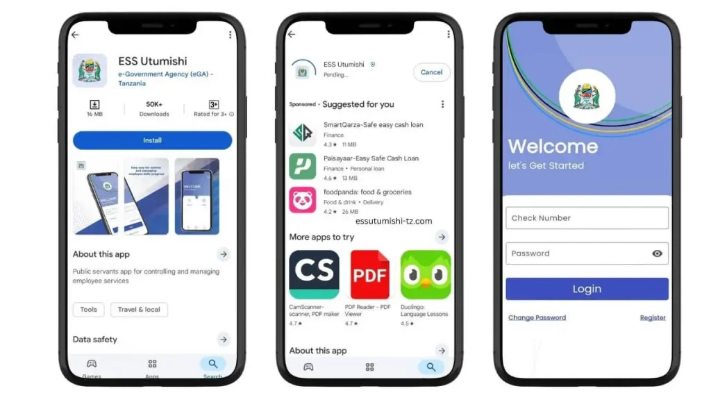How to Download the ESS Utumishi Mobile Application in 2025